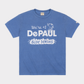 DePaul Men's Basketball 1980 No. 1 Vintage Heavyweight Tee Hoodie, Sweatshirt | CoreVibeTees.com
