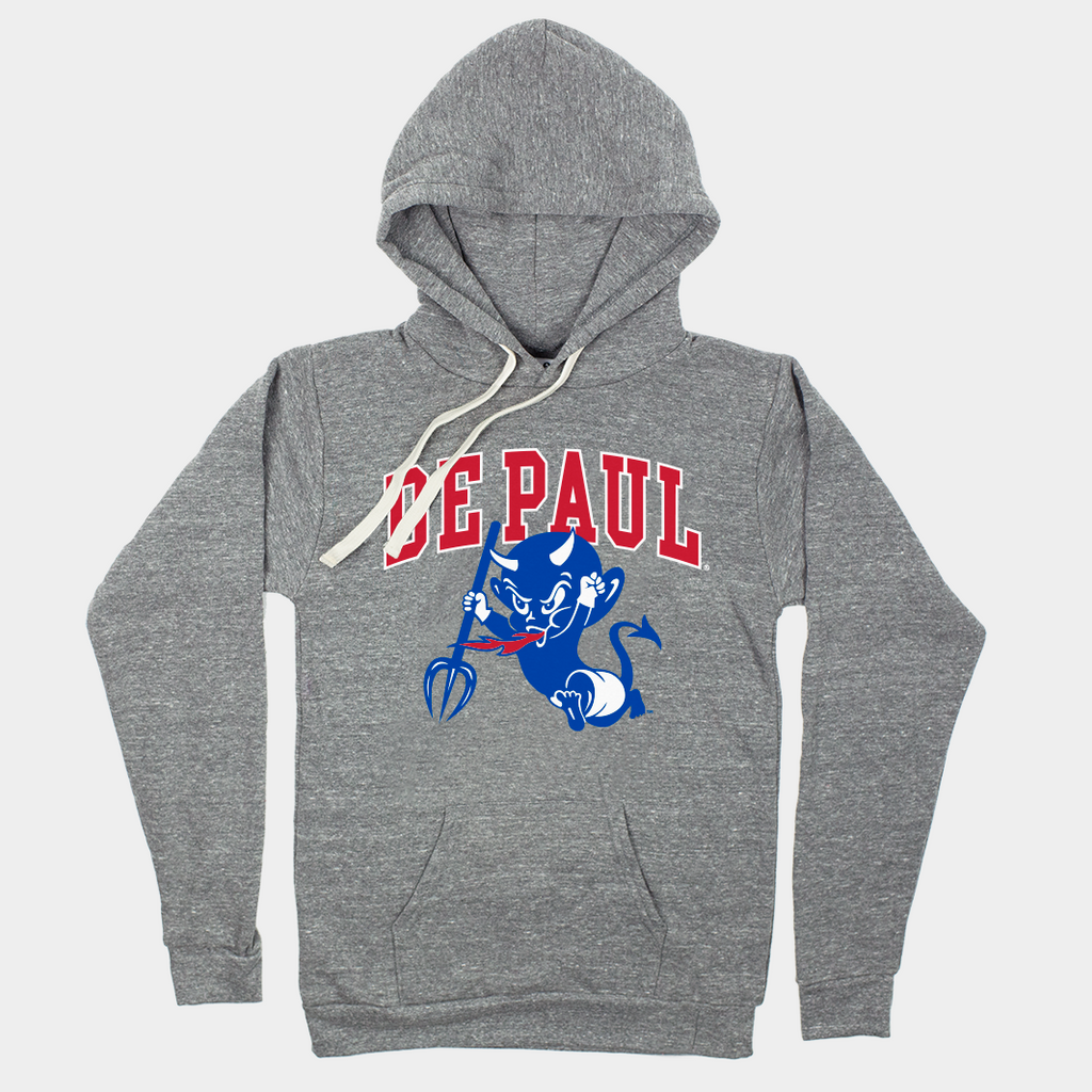 Retro DePaul Blue Demons Mascot Hoodie Style001 T-Shirts, Sweatshirt | CoreVibeTees.com