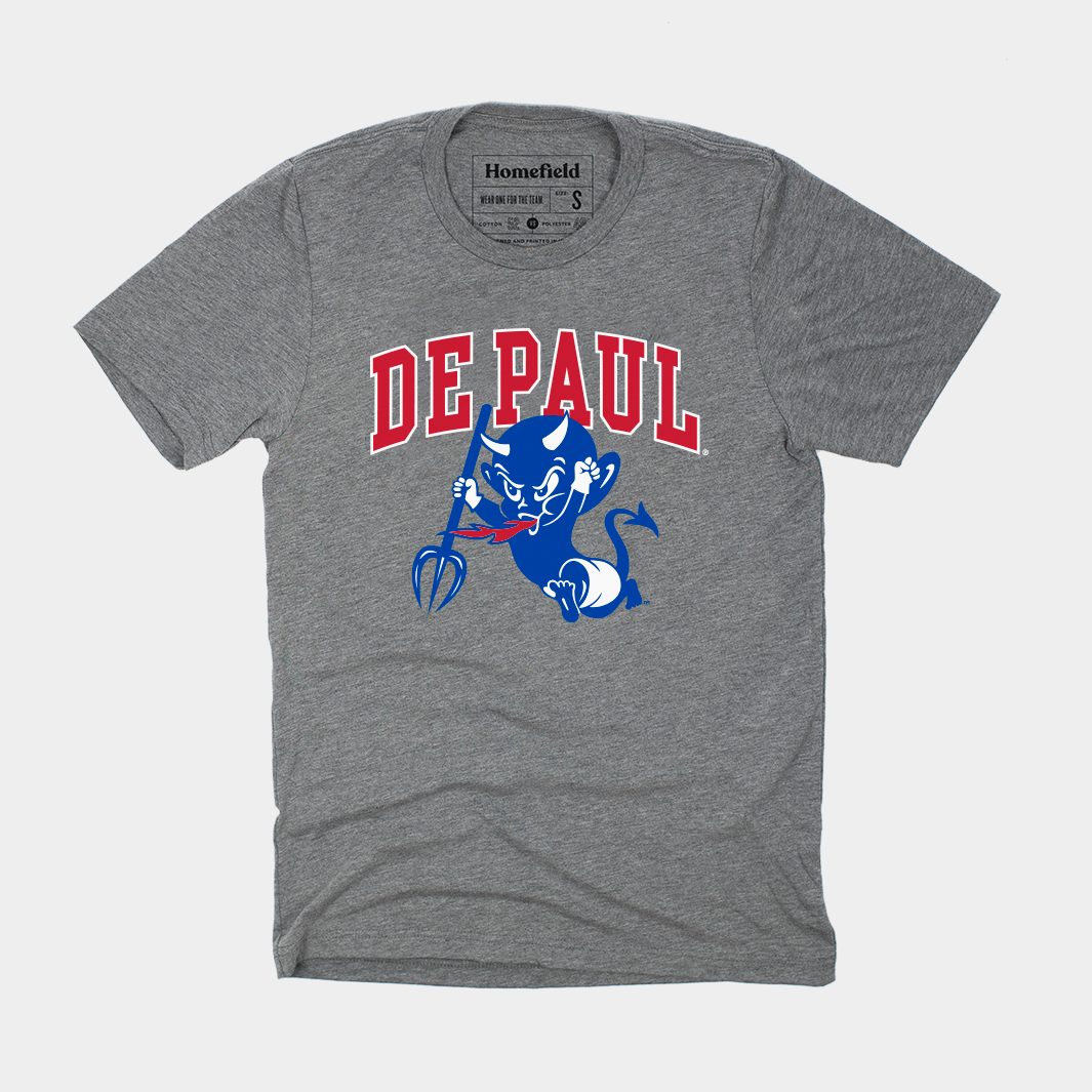Retro DePaul Blue Demons Mascot T-Shirt Style001 Hoodie, Sweatshirt | CoreVibeTees.com