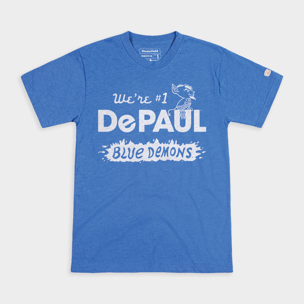 DePaul Men's Basketball 1980 No. 1 Tee Hoodie, Sweatshirt | CoreVibeTees.com