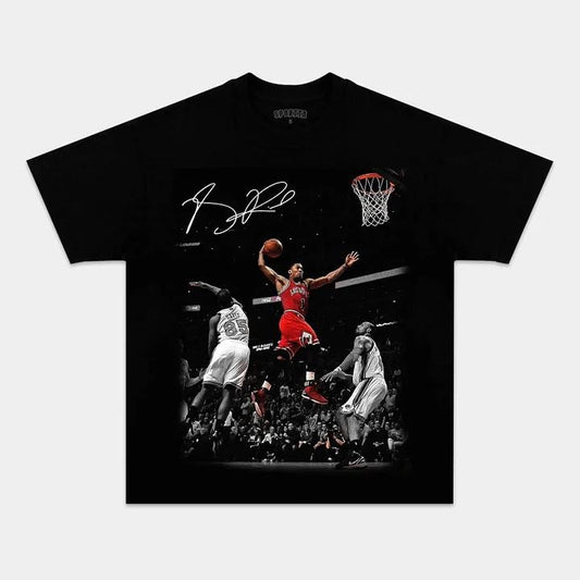 DERRICK ROSE 6.0 TEE - VINTAGE TEE - SPORT TEE - GRAPHIC MEN'S T-SHIRT SWEATSHIRT HOODIE - GIFT FOR FAN