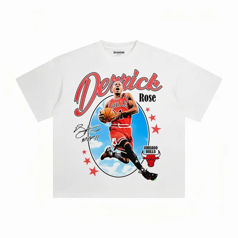 DERRICK ROSE RETIREMENT TEE - VINTAGE TEE - SPORT TEE - GRAPHIC MEN'S T-SHIRT SWEATSHIRT HOODIE - GIFT FOR FAN