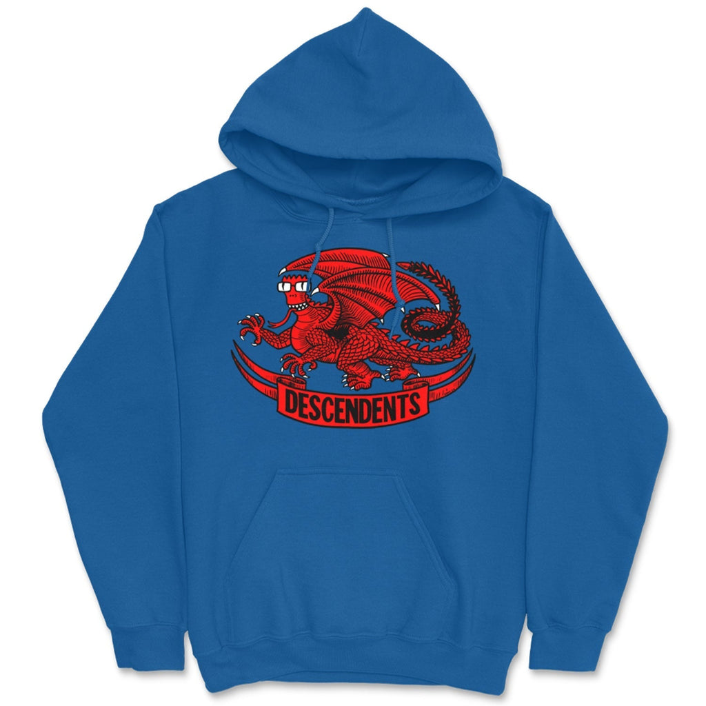 Dragon Pullover Hoodie (Blue) T-Shirts, Sweatshirt | CoreVibeTees.com (Image 1)