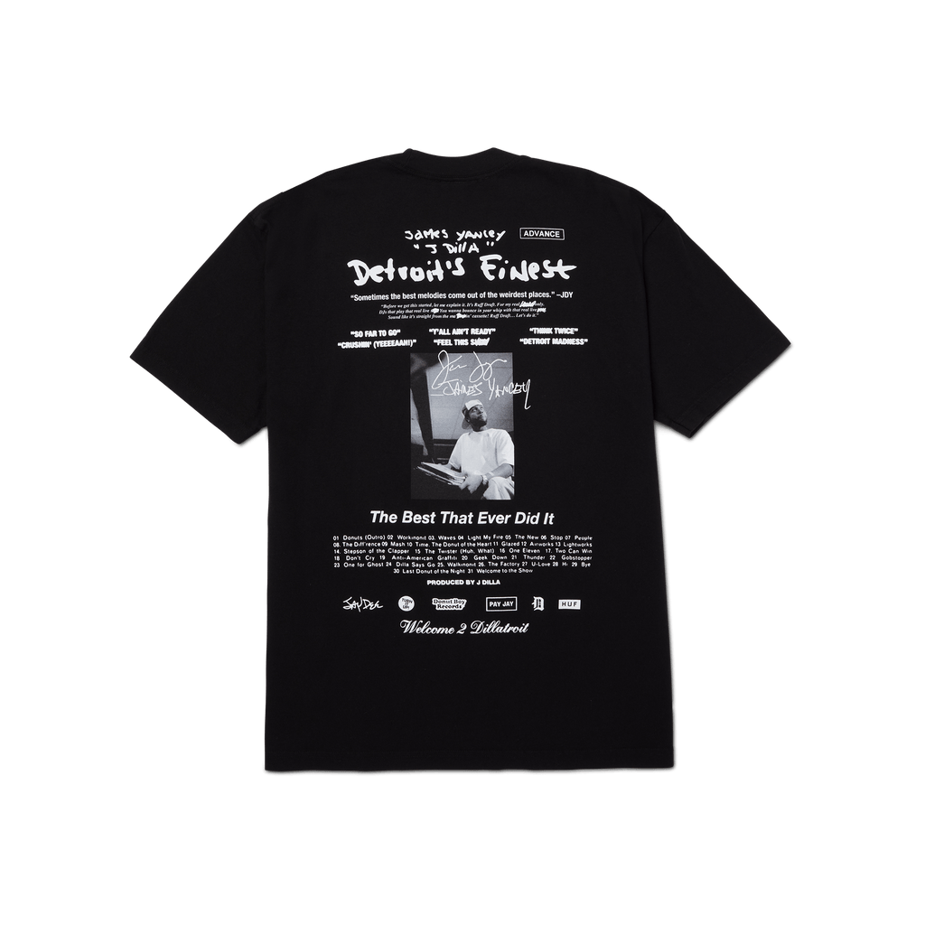 HUF x J Dilla Detroits Finest T-Shirt Hoodie, Sweatshirt | CoreVibeTees.com (Image 2)