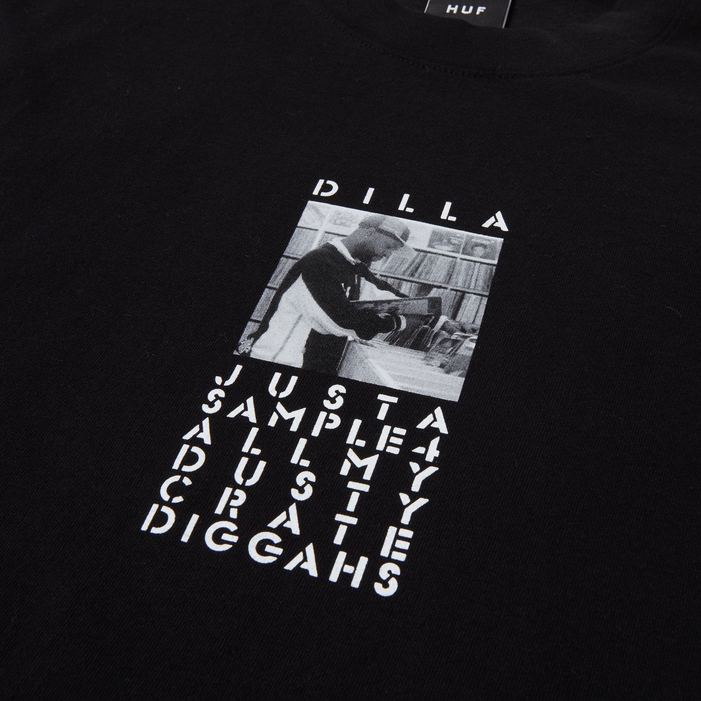 HUF x J Dilla Detroits Finest T-Shirt Hoodie, Sweatshirt | CoreVibeTees.com (Image 3)