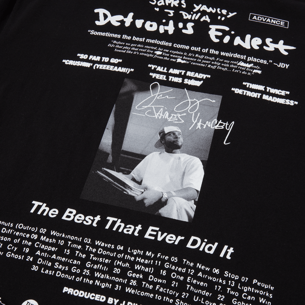 HUF x J Dilla Detroits Finest T-Shirt Hoodie, Sweatshirt | CoreVibeTees.com (Image 4)