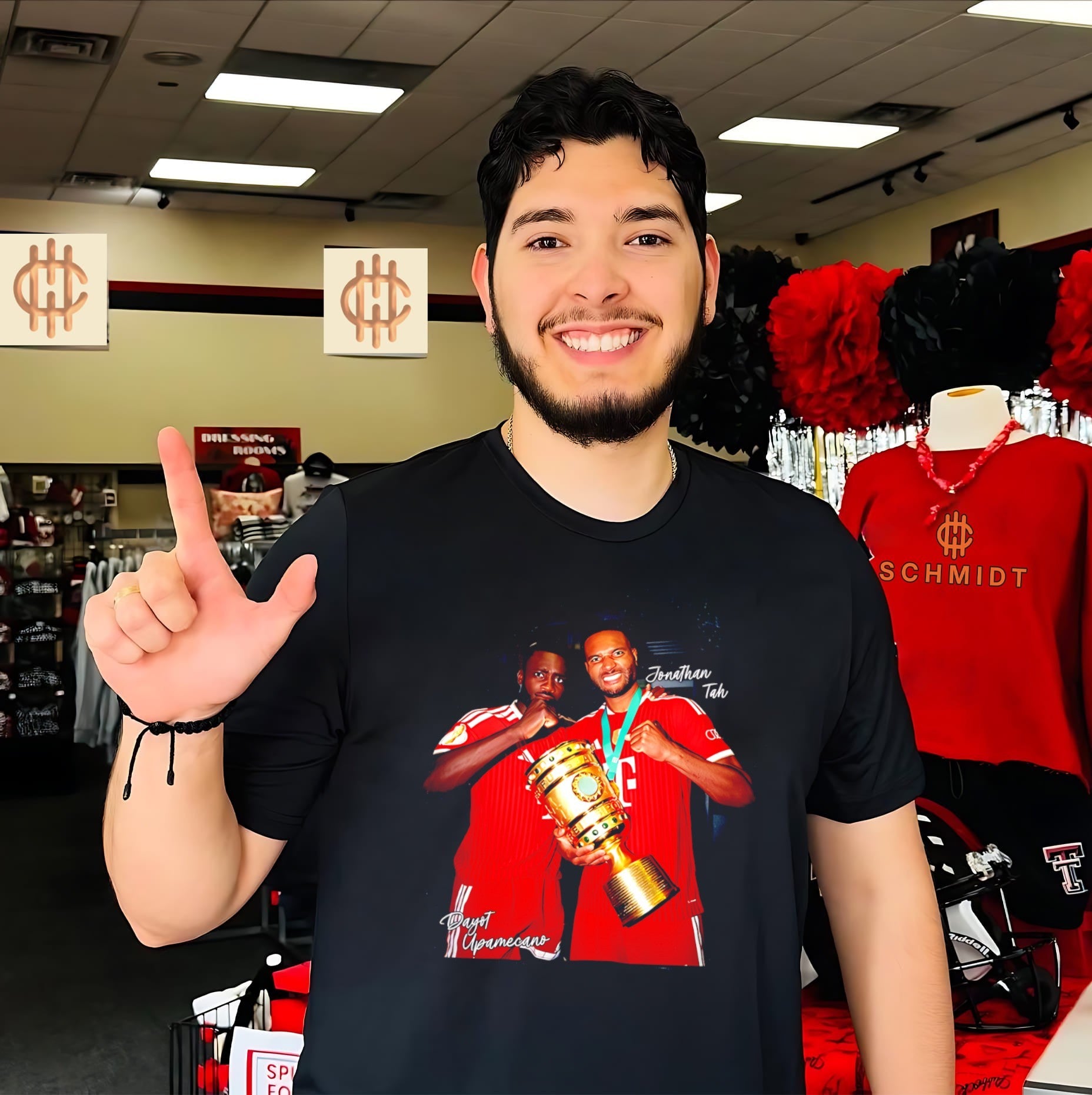 DFB Pokal Champions 2026 Dayot Upamecano and Jonathan Tah shirt