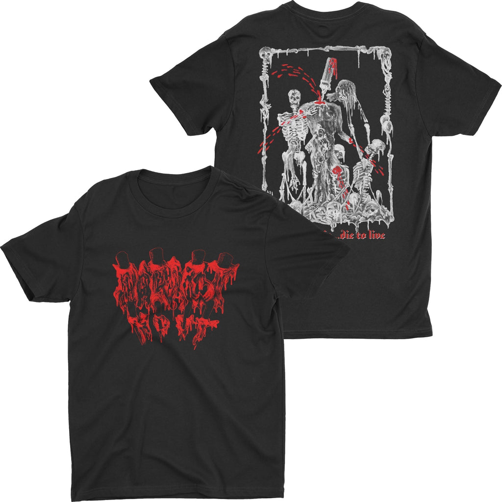 Darkest Hour - Die To Live t-shirt Hoodie, Sweatshirt | CoreVibeTees.com (Image 1)