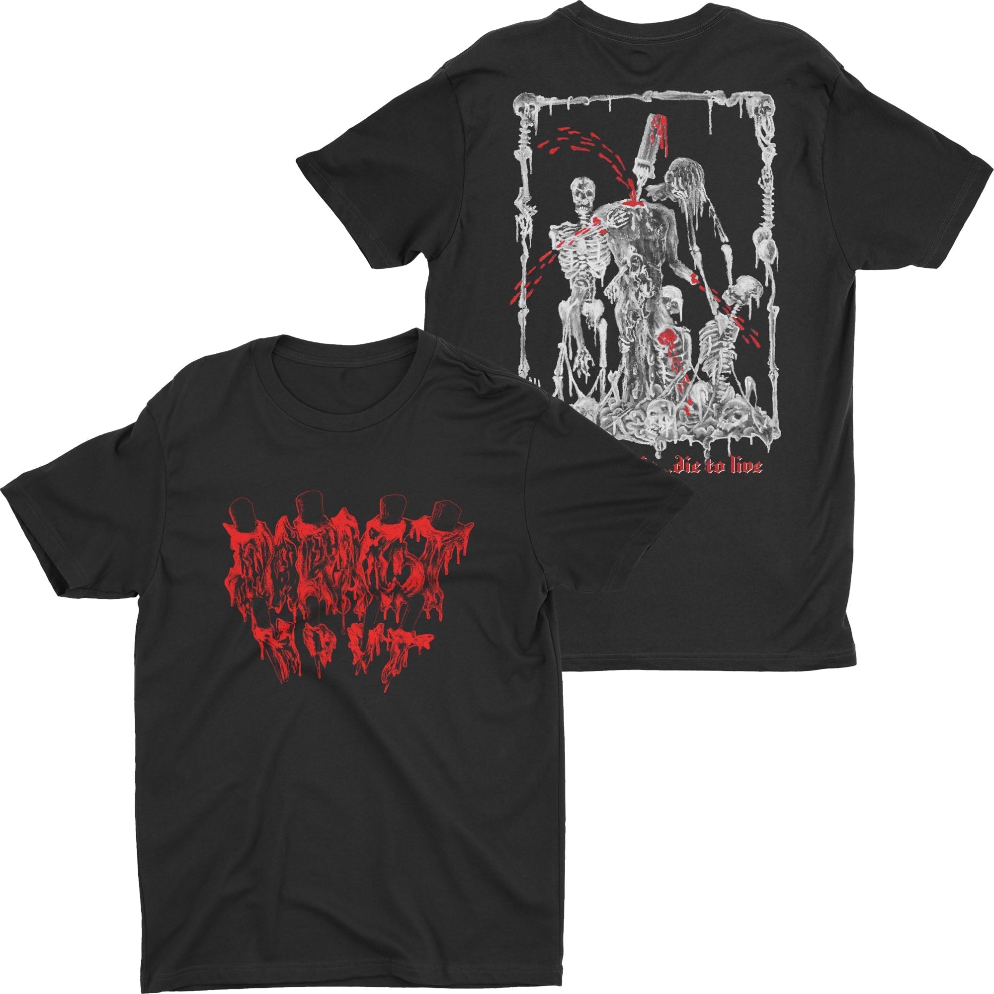 Darkest Hour - Die To Live t-shirt Hoodie, Sweatshirt | CoreVibeTees.com (Image 1)