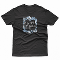 Blue Roses Black T-Shirt Hoodie, Sweatshirt | CoreVibeTees.com