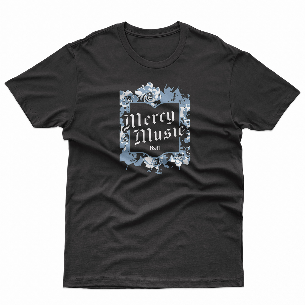 Blue Roses Black T-Shirt Hoodie, Sweatshirt | CoreVibeTees.com