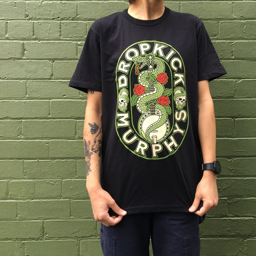 Snake Banjo Front Logo T-Shirt (Black Marle) Hoodie, Sweatshirt | CoreVibeTees.com (Image 2)