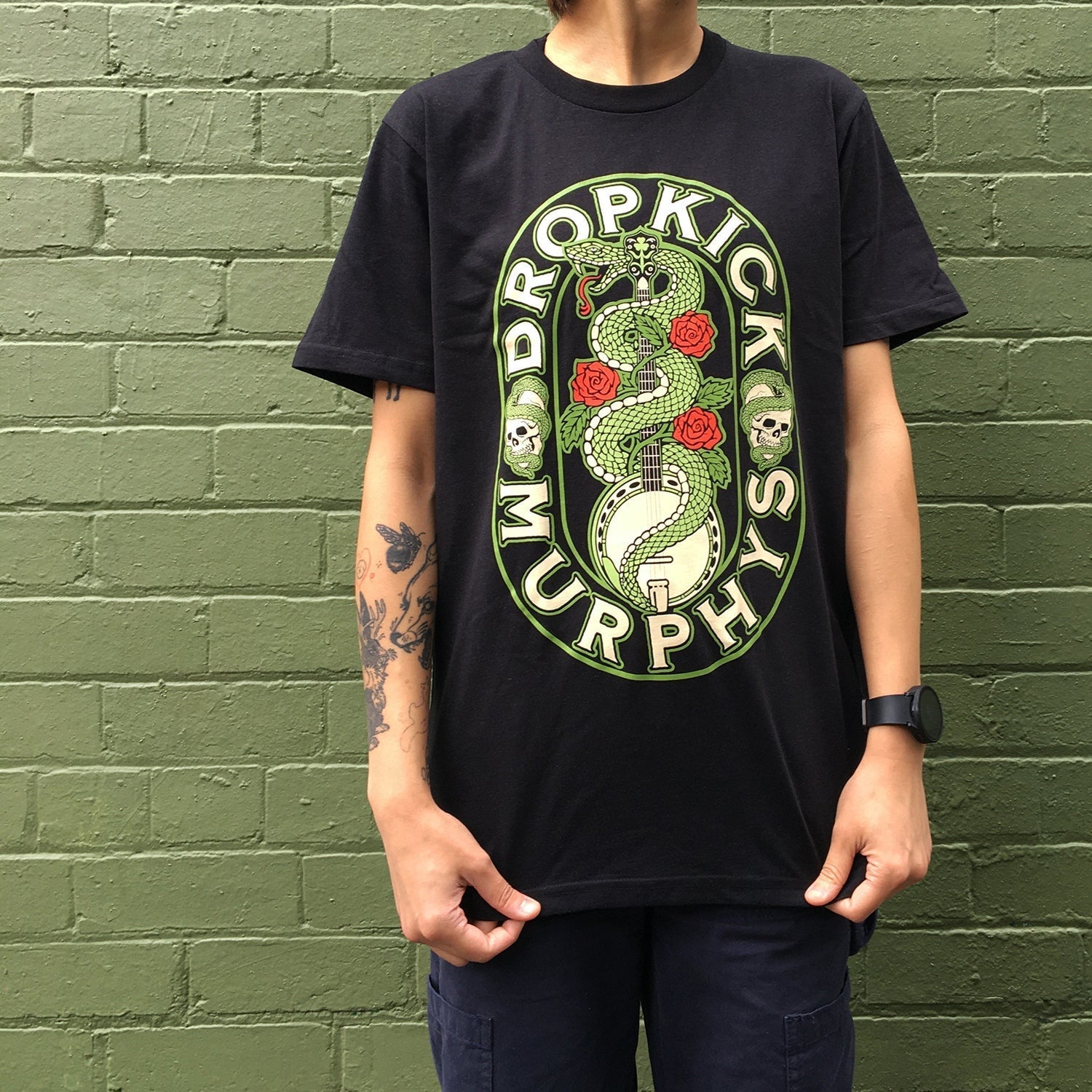 Snake Banjo Front Logo T-Shirt (Black Marle) Hoodie, Sweatshirt | CoreVibeTees.com (Image 2)