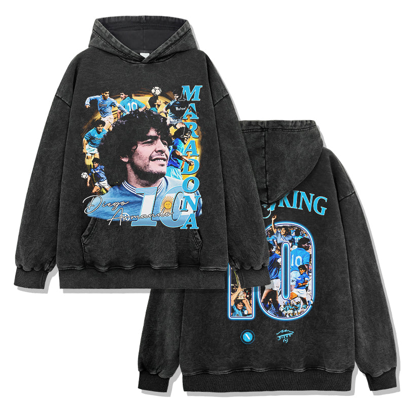 DIEGO MARADONA FOOTBALL HOODIE 2024 T-Shirts, Sweatshirt | CoreVibeTees.com (Image 2)