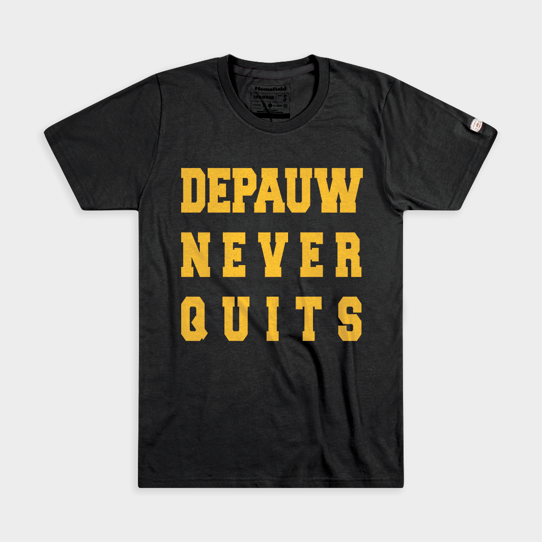 DePauw Never Quits Tee Hoodie, Sweatshirt | CoreVibeTees.com