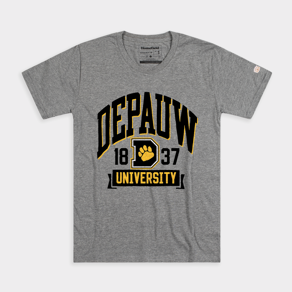 DePauw D Paw Logo 1837 Retro Tee Hoodie, Sweatshirt | CoreVibeTees.com