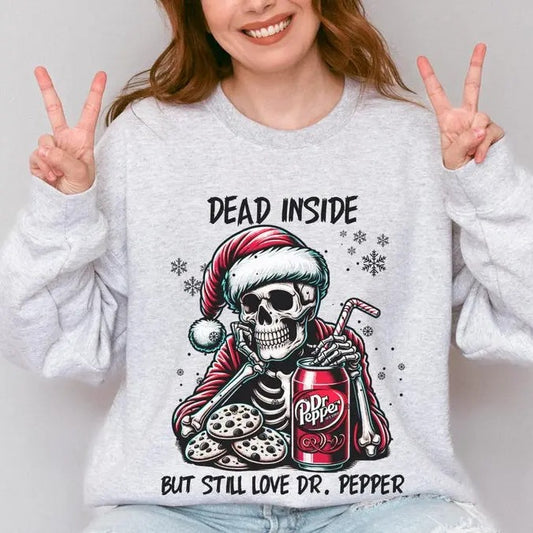 DR. Pepper Shirt, Dr. Pepper Skeleton Sweatshirt, Dr. Pepper Soda, Gift for Her, Gift for Him, Trendy Graphic Sweatshirt, Christmas  T-shirt, sweater and Hoodie