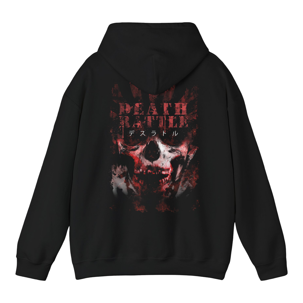 Death Rattle - Japan Skull Hoodie T-Shirts, Sweatshirt | CoreVibeTees.com (Image 3)