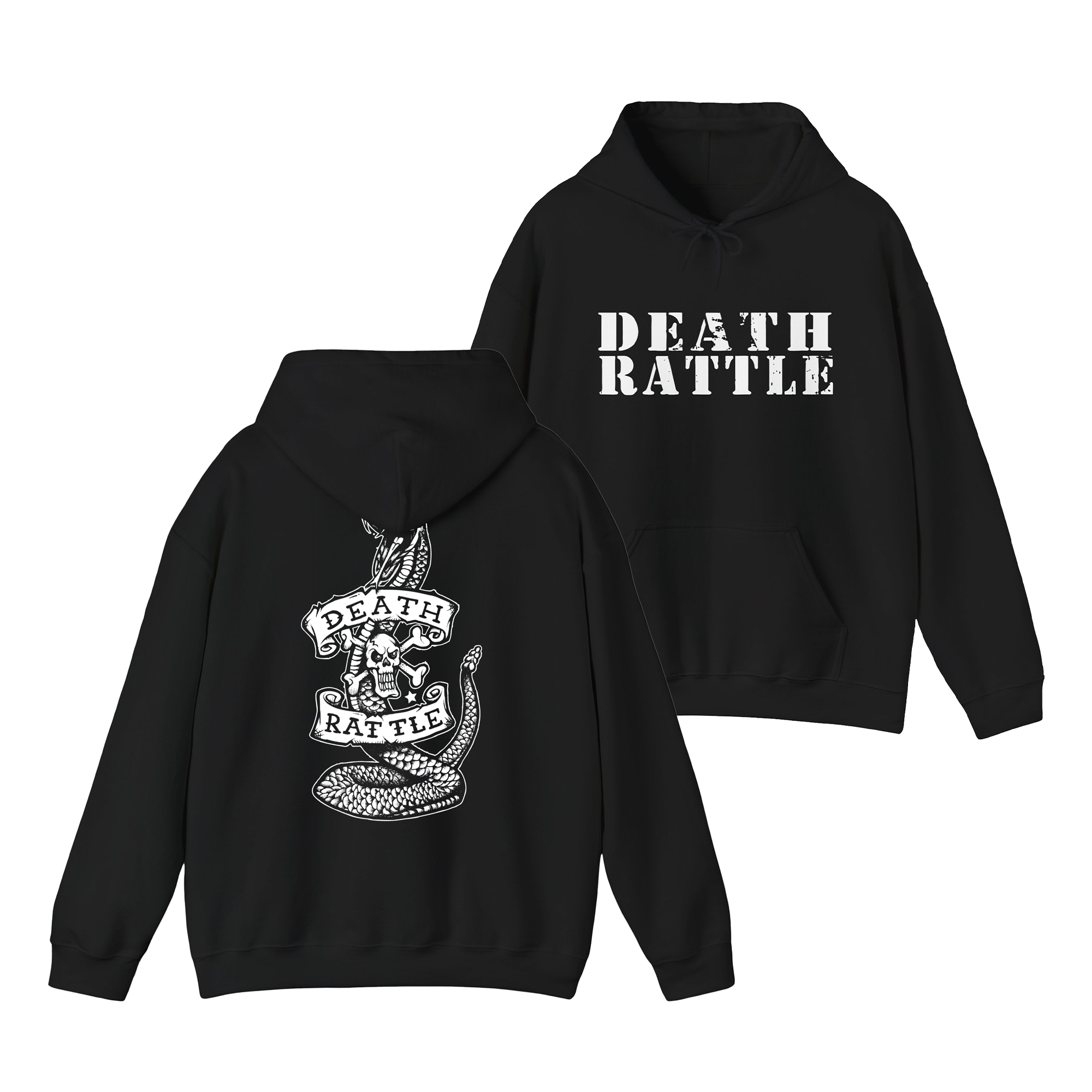 Death Rattle - Snake Hoodie T-Shirts, Sweatshirt | CoreVibeTees.com (Image 1)