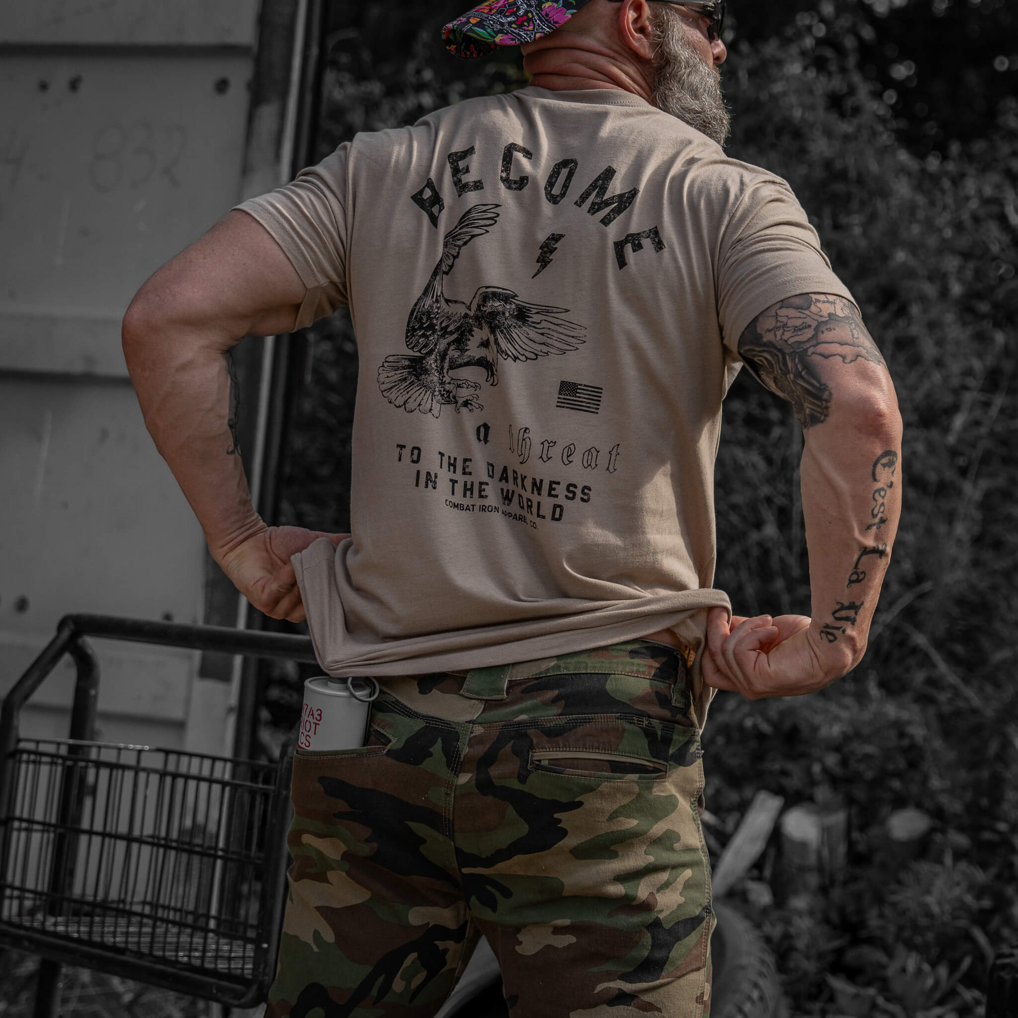 Become A Threat To The Darkness Men's T-Shirt Hoodie, Sweatshirt | CoreVibeTees.com (Image 4)