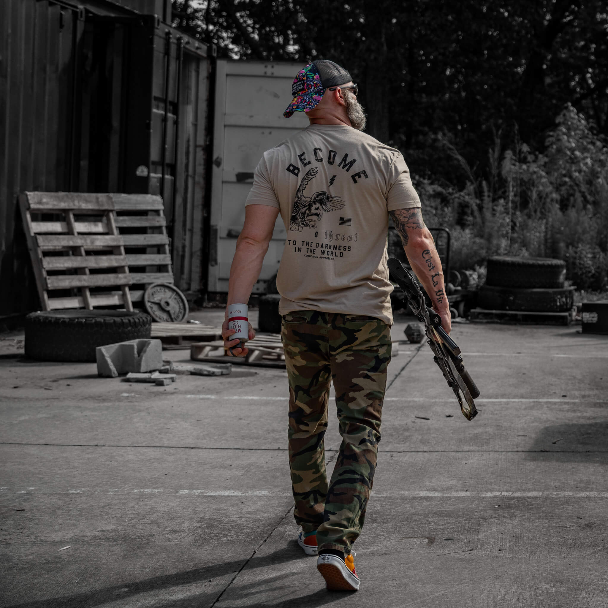 Become A Threat To The Darkness Men's T-Shirt Hoodie, Sweatshirt | CoreVibeTees.com (Image 5)