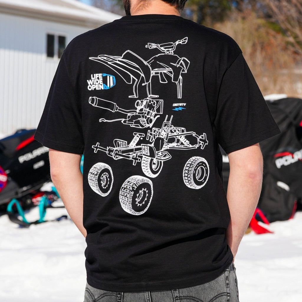 Quad Blowup Tee Hoodie, Sweatshirt | CoreVibeTees.com (Image 4)