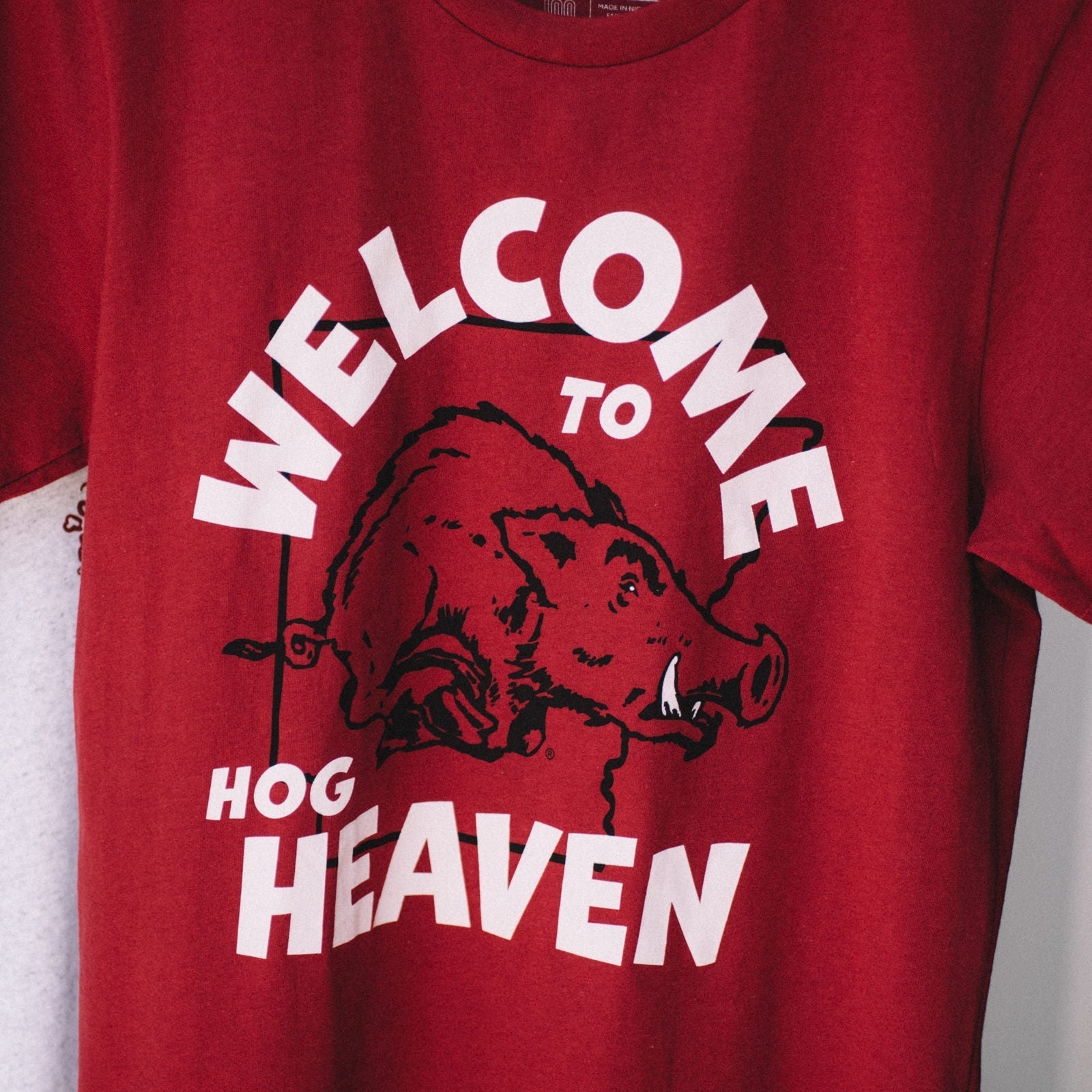 Welcome to Hog Heaven Vintage Arkansas Tee Hoodie, Sweatshirt | CoreVibeTees.com (Image 2)