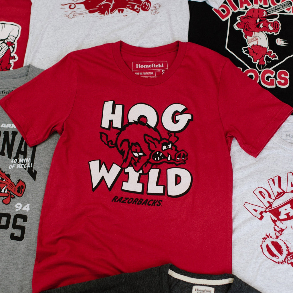 Arkansas Hog Wild Retro T-Shirt Style001 Hoodie, Sweatshirt | CoreVibeTees.com (Image 2)