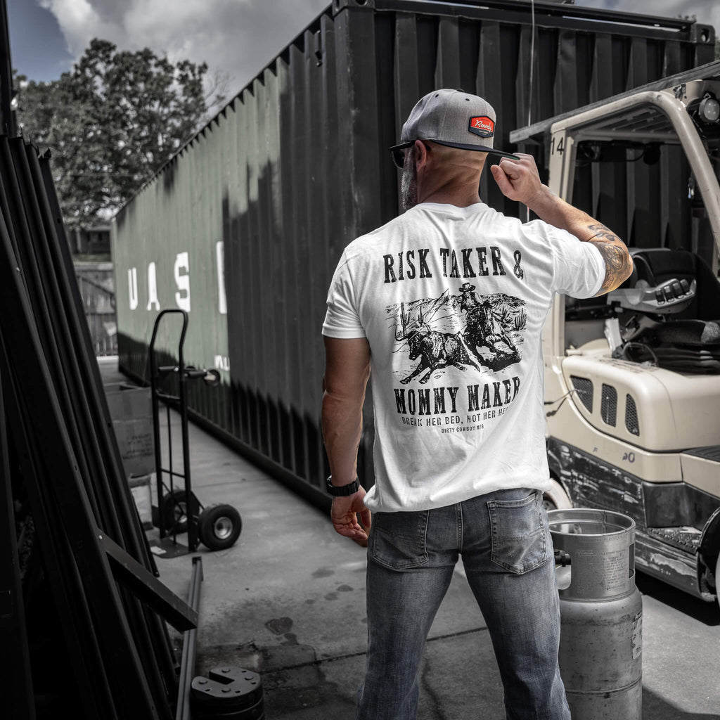Risk Taker & Mommy Maker Men's T-Shirt Hoodie, Sweatshirt | CoreVibeTees.com (Image 4)