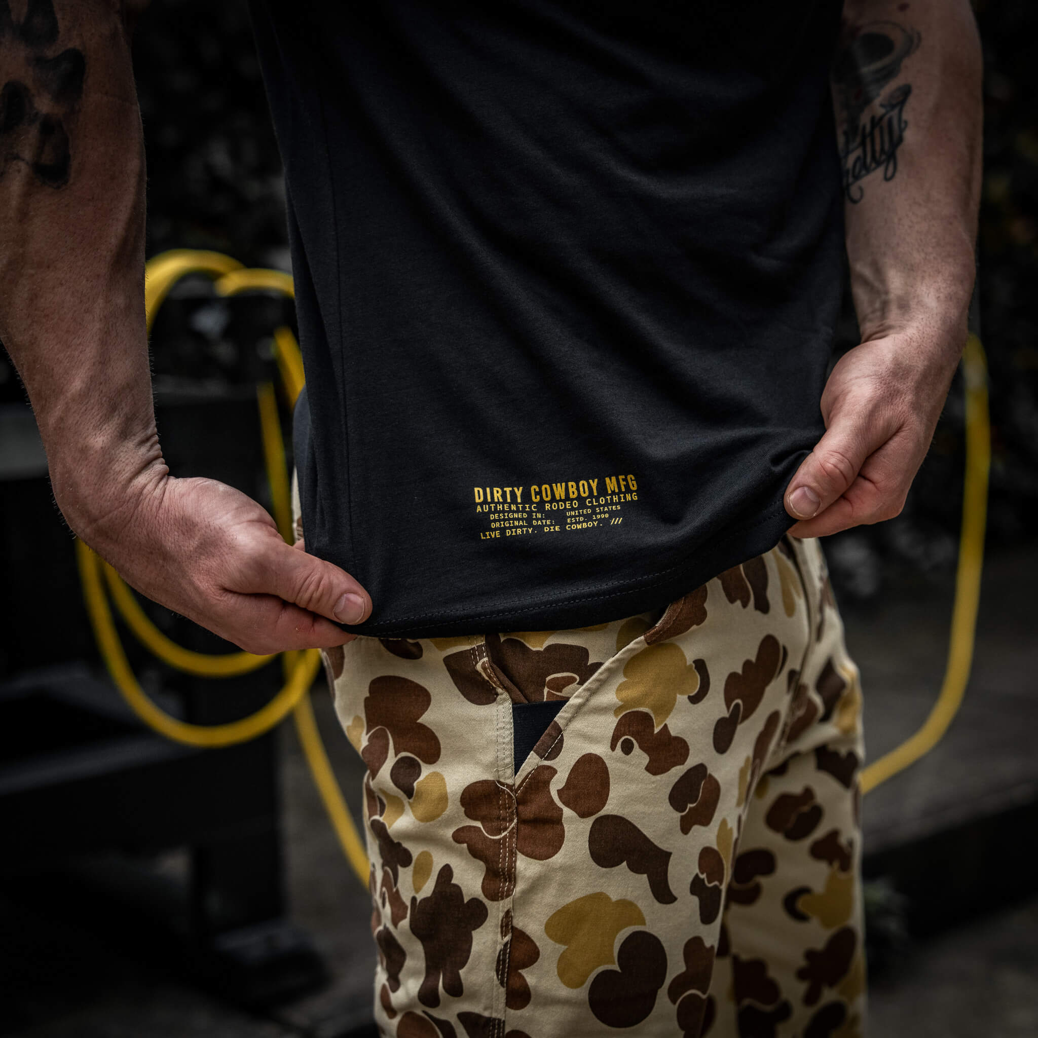 Yellastone Men's T-Shirt Hoodie, Sweatshirt | CoreVibeTees.com (Image 3)