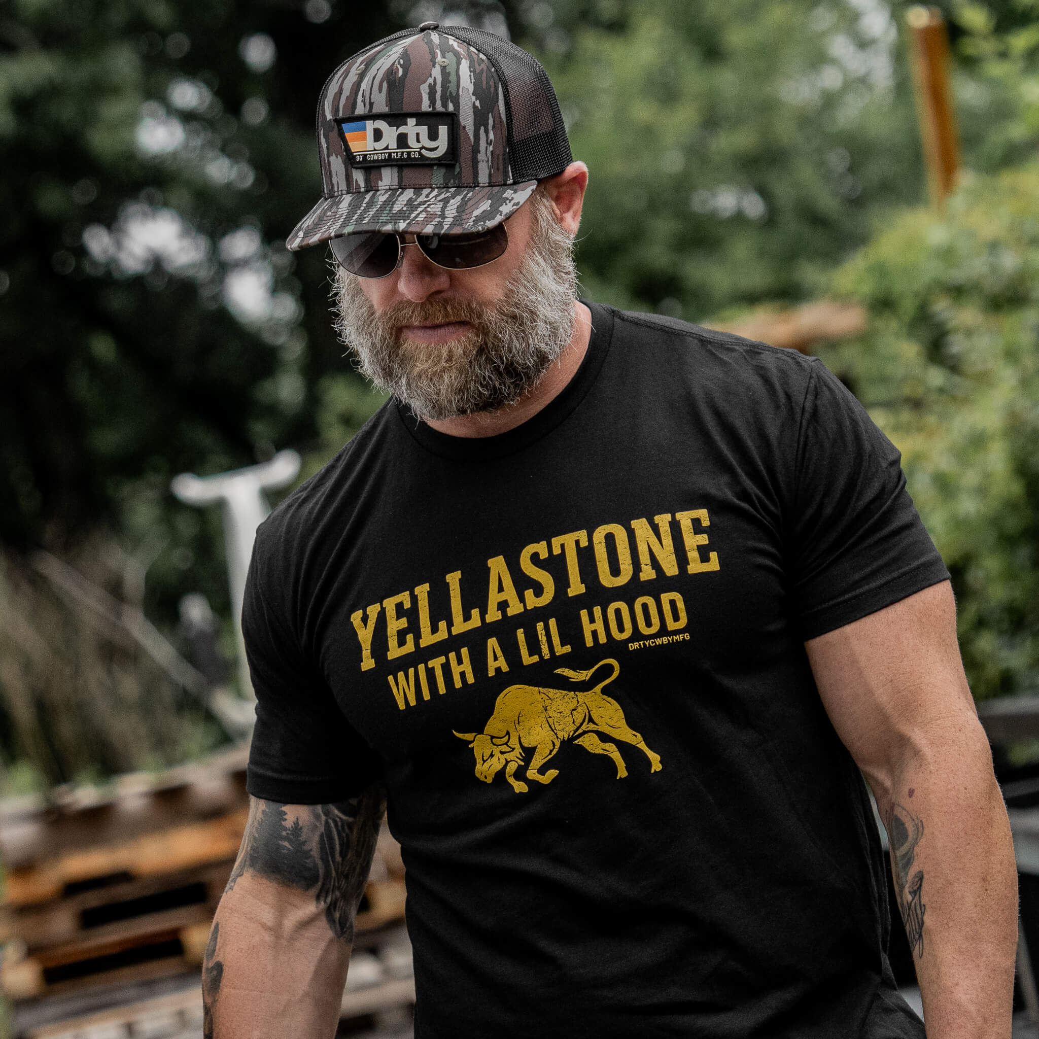 Yellastone Men's T-Shirt Hoodie, Sweatshirt | CoreVibeTees.com (Image 5)