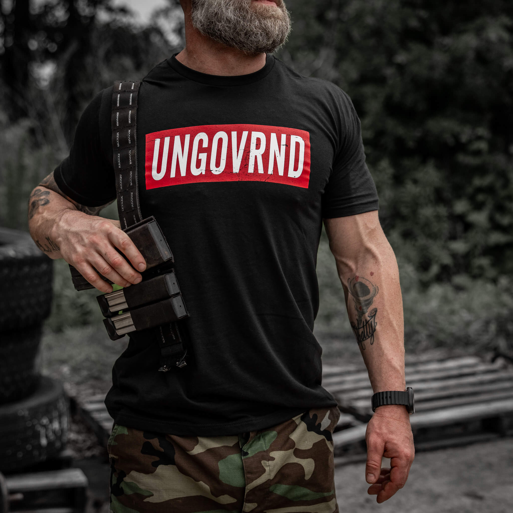 Ungovrnd Men's T-Shirt Hoodie, Sweatshirt | CoreVibeTees.com (Image 3)