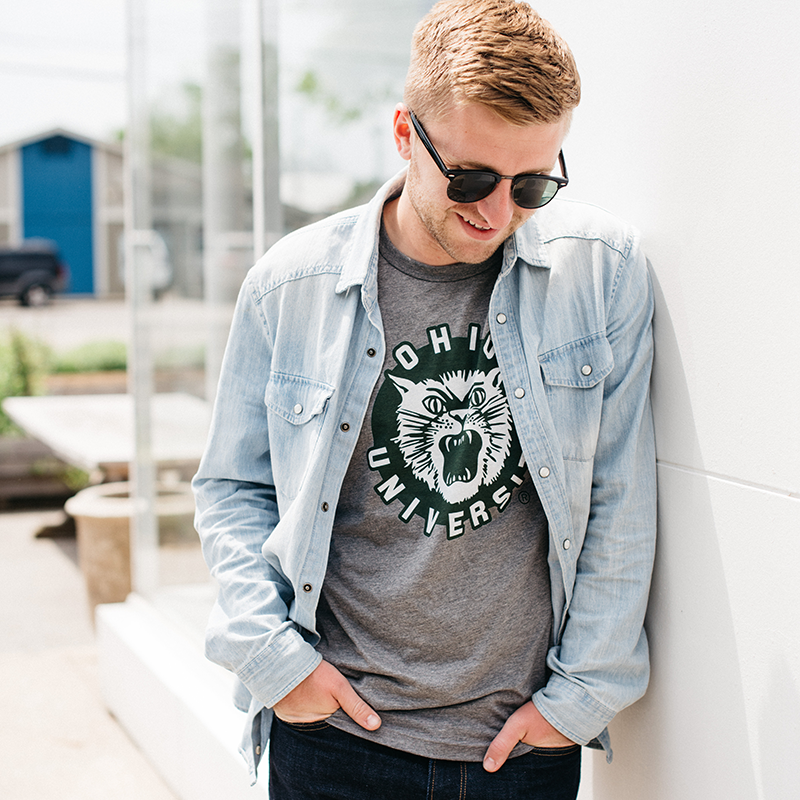 Vintage Ohio Bobcats Logo Shirt Style001 Hoodie, Sweatshirt | CoreVibeTees.com (Image 2)