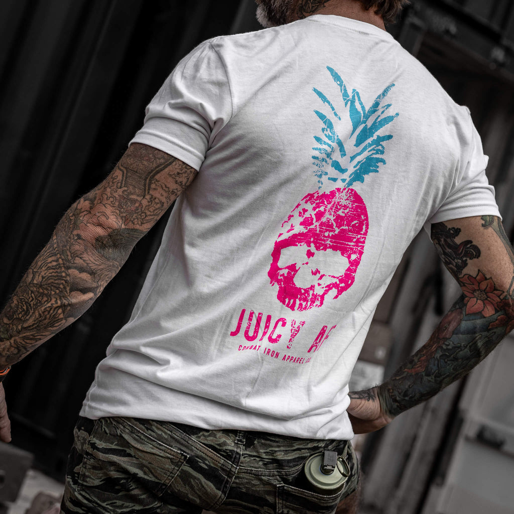 Juicy AF Pineapple Men's T-Shirt Hoodie, Sweatshirt | CoreVibeTees.com (Image 4)