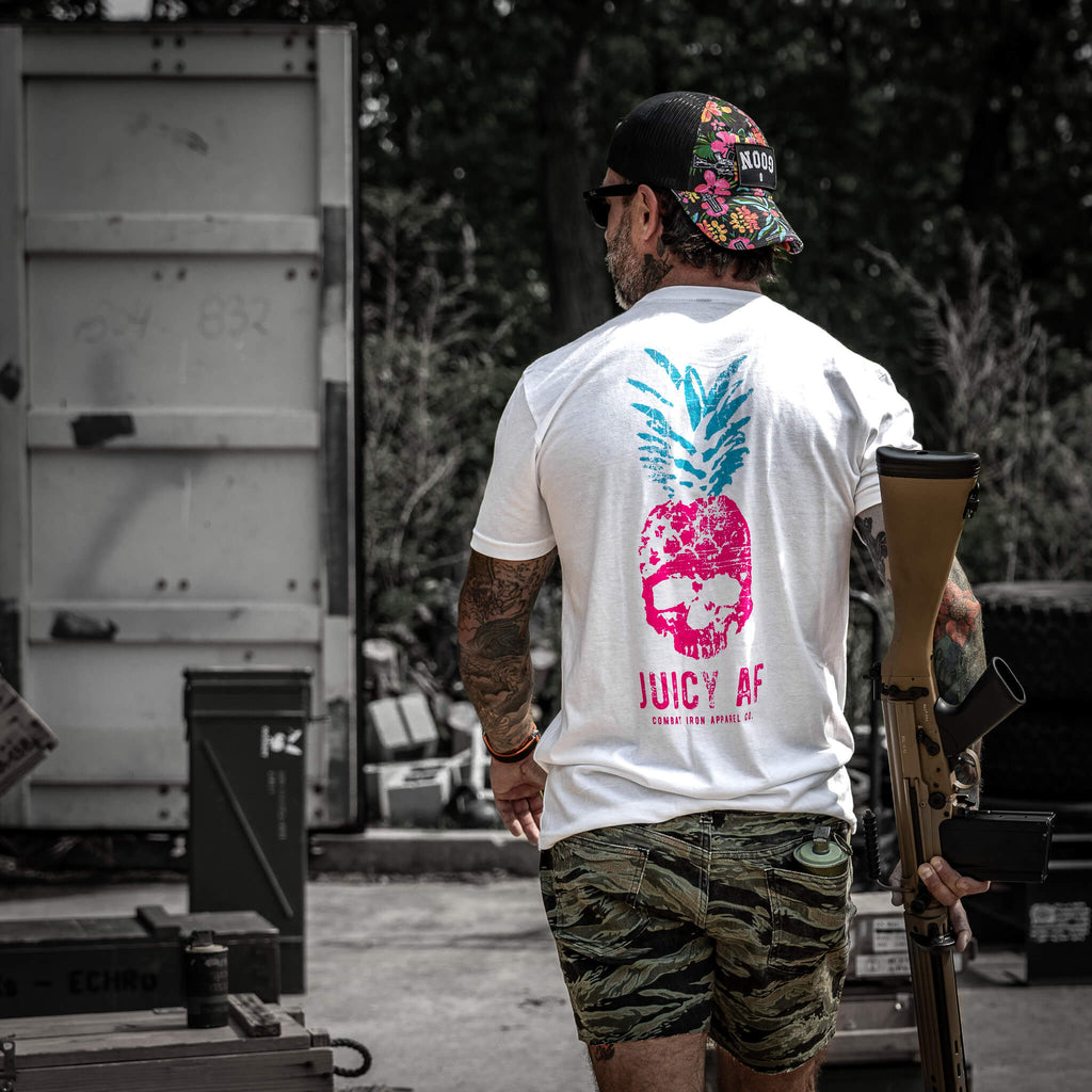 Juicy AF Pineapple Men's T-Shirt Hoodie, Sweatshirt | CoreVibeTees.com (Image 3)