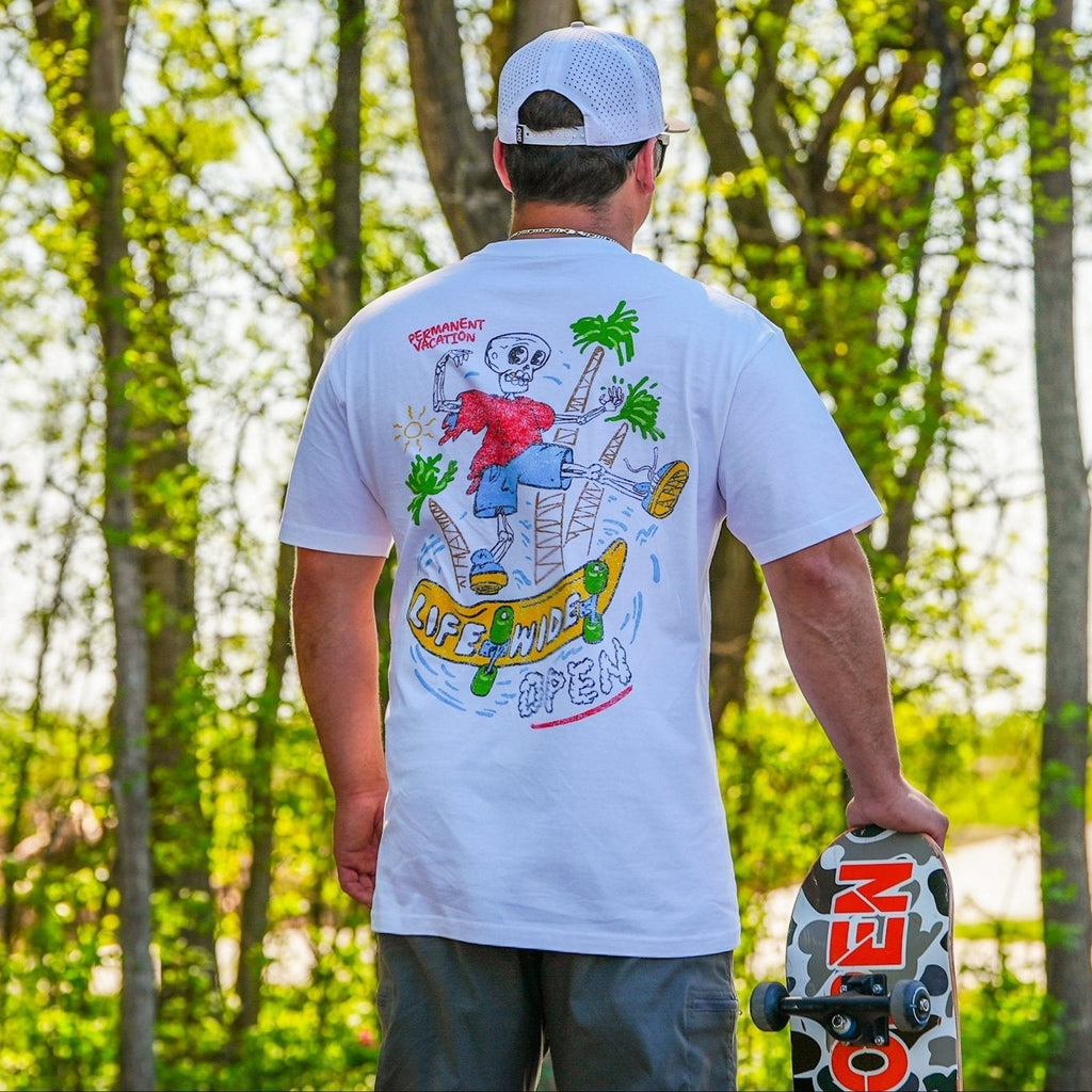 Permanent Vacation Tee 2025 Hoodie, Sweatshirt | CoreVibeTees.com (Image 5)