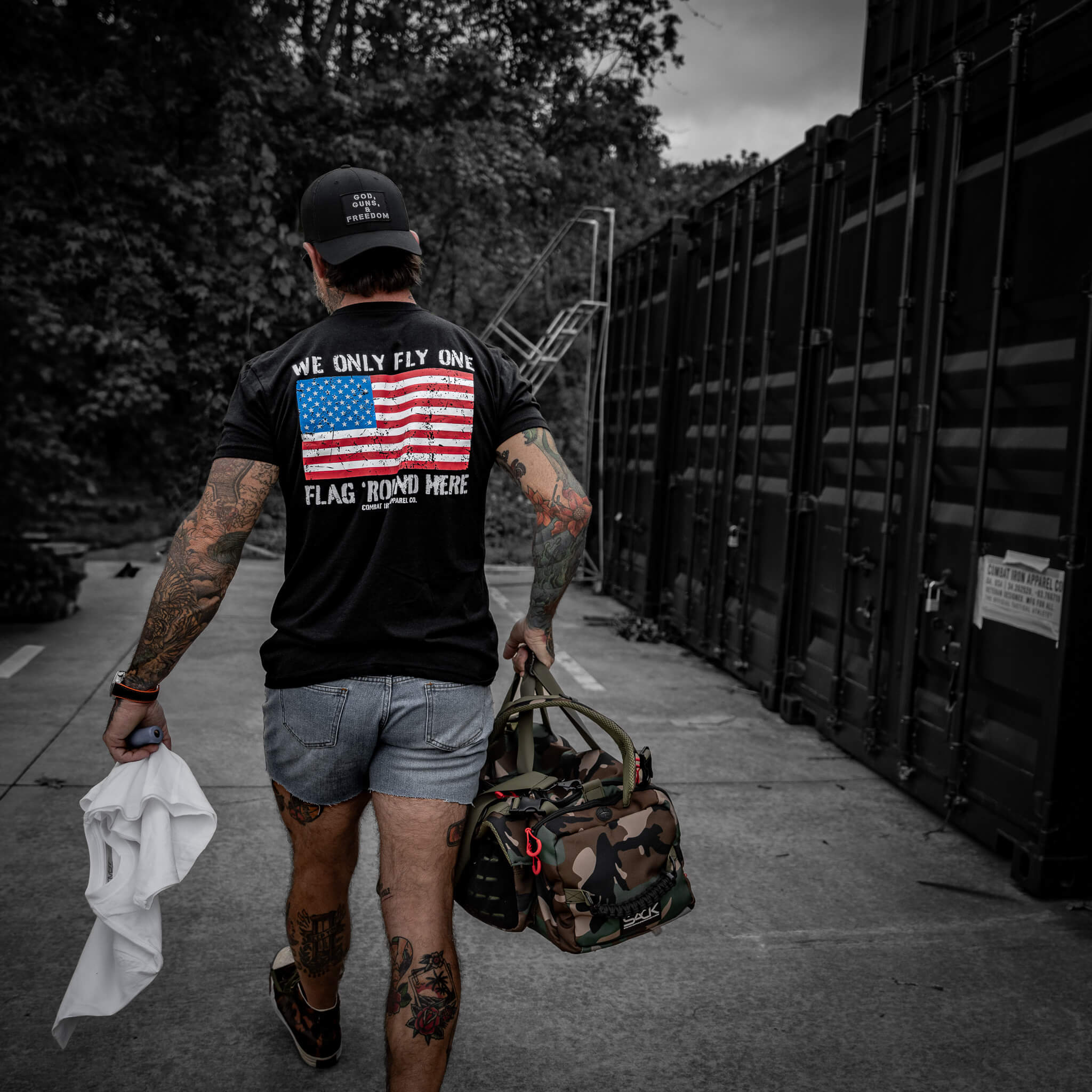 Only Flag We Fly 'Round Here Men's T-Shirt Hoodie, Sweatshirt | CoreVibeTees.com (Image 4)
