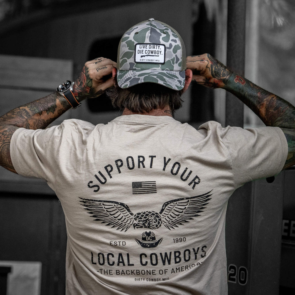 Support Your Local Cowboys Men's T-Shirt Hoodie, Sweatshirt | CoreVibeTees.com (Image 5)