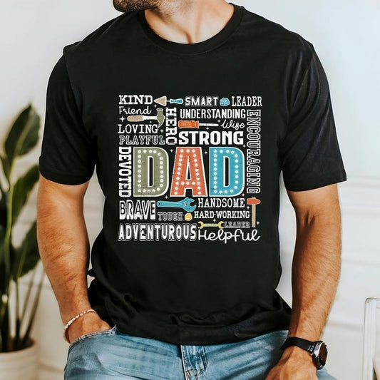Dad T-Shirt, Father's Day T-Shirt, Happy Father's Day, Best Dad Ever T-Shirt, Dad Life T-Shirt, Dad Shirt Father's Day Gift, For Men, Dad Quotes, tshirt hot trend 2025