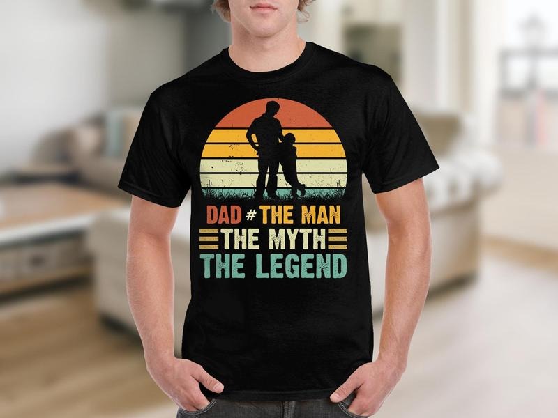 Dad The Man The Myth The Legend T-shirt Vintage Father's Day Gift Shirt Hoodie, T-shirt and sweater