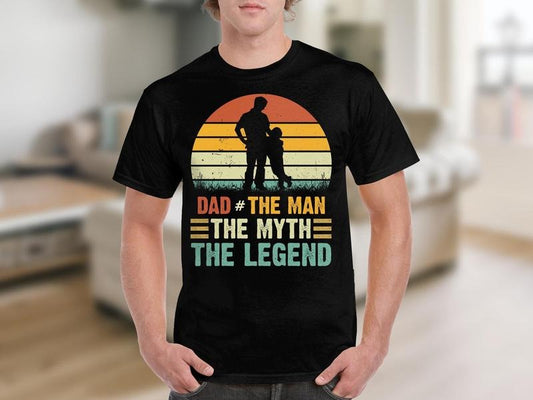 Dad The Man The Myth The Legend T-shirt Vintage Father's Day Gift Shirt Hoodie, T-shirt and sweater