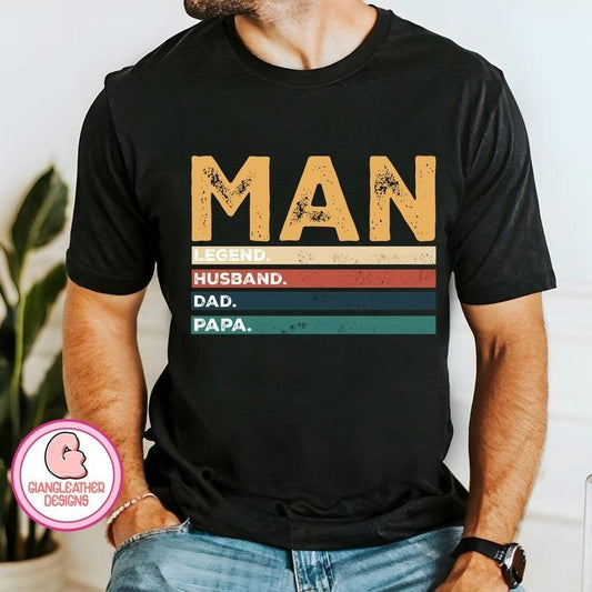 Dad the man shirt, dad legend shirt, dad husband shirt,papa shirt,vintage dad quotes shirt,best dad ever shirt,vintage dad shirt,Fathers day shirt,dad  T-shirt, sweater and Hoodie