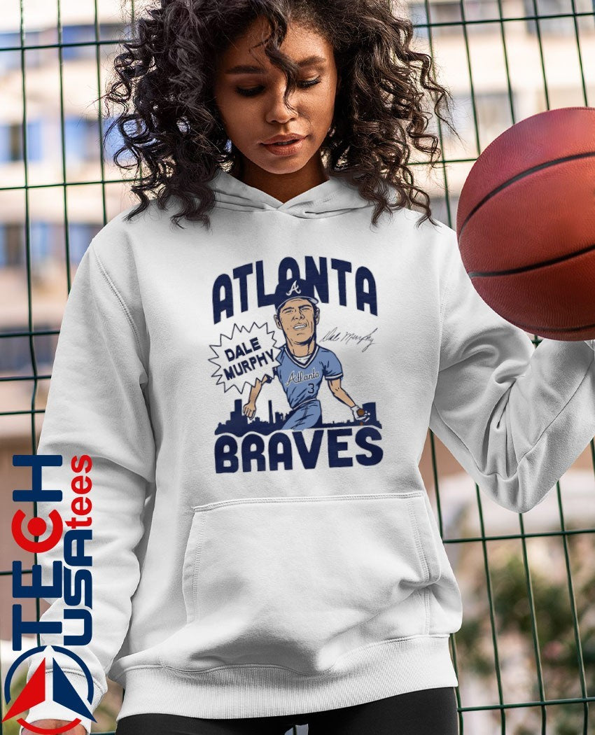 Dale Murphy Swing Atlanta Braves superstar caricature signature shirt