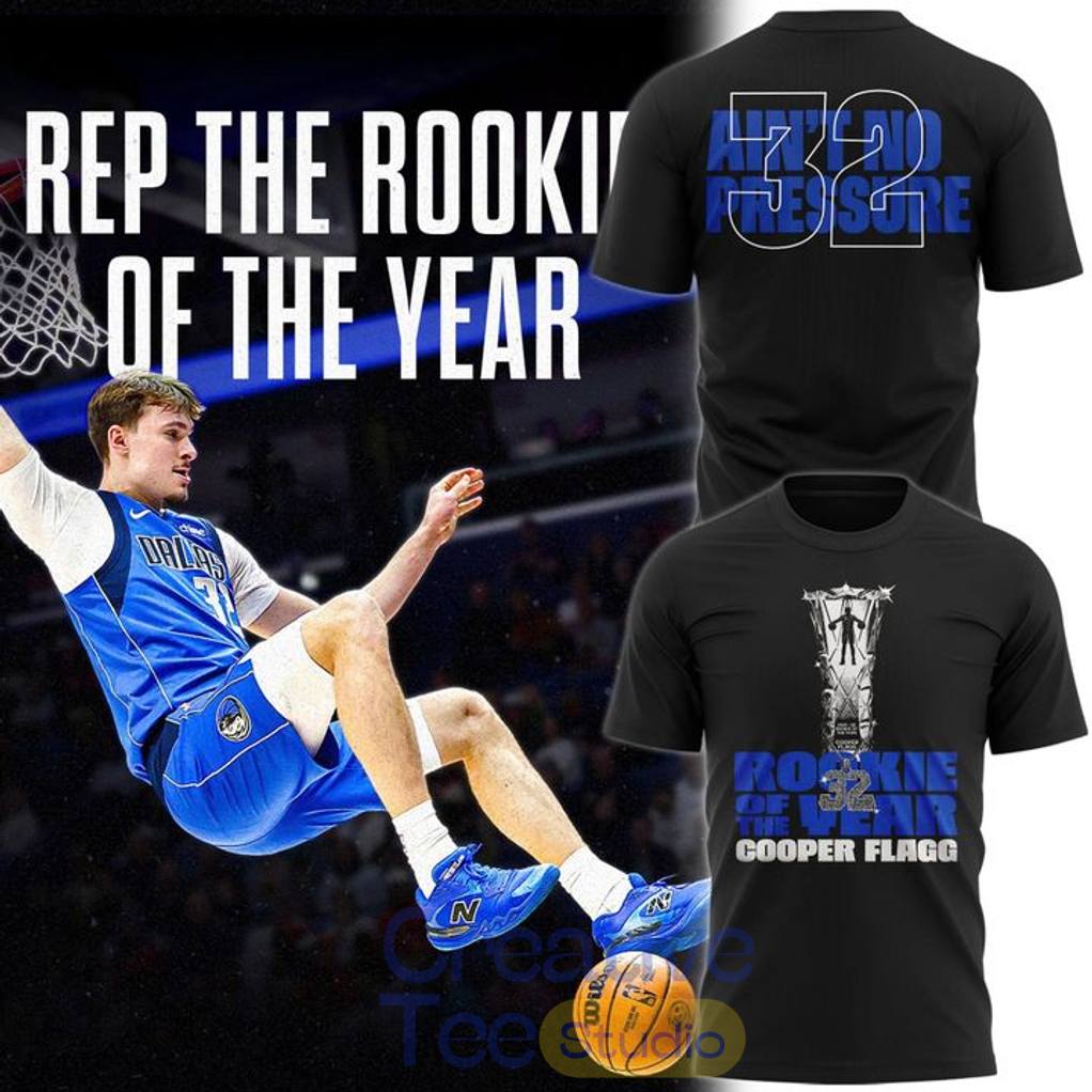 Dallas Mavericks Cooper Flagg 2026 ROOKIE OF THE YEAR Special Tee