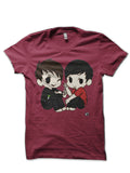 Dan and Phil Maroon T-Shirt Hoodie, Sweatshirt | CoreVibeTees.com