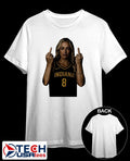 Dana White Sophie Cunningham middle finger flipping the bird shirt