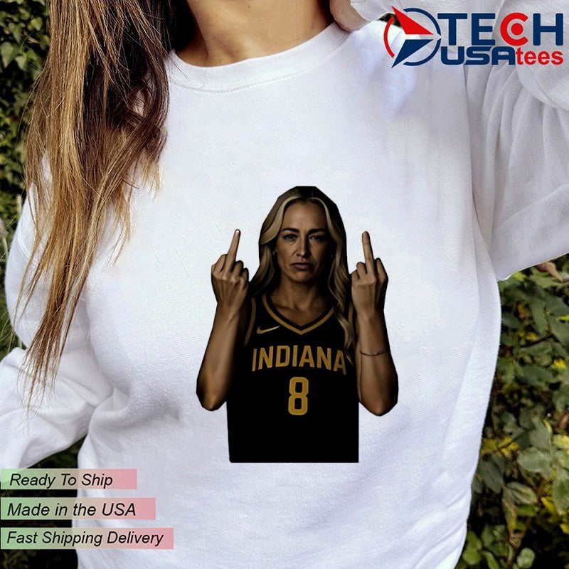Dana White Sophie Cunningham middle finger flipping the bird shirt