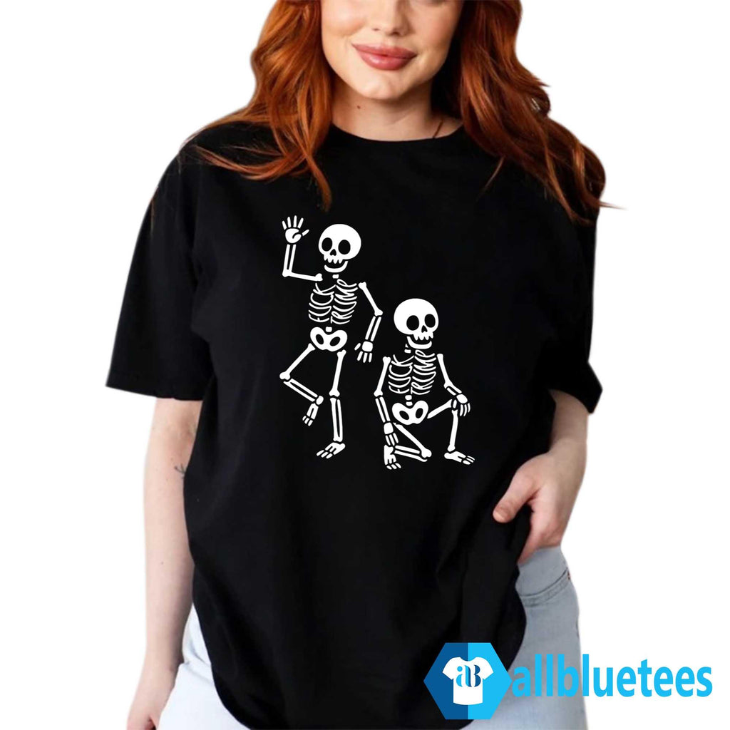 Dancing Skeleton F-ck Trump Halloween Shirt