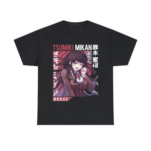 Danganronpa Tsumiki Mikan Shirt Ronpa Vaporwave Anime Manga Aesthetic S-3XL