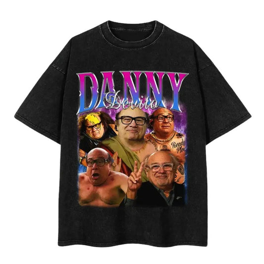 Danny DeVito Vintage T-Shirt, Retro 90's Graphic Tee, Always Sunny Shirt, Comedy Legend, DeVito Fan Gift, Washed Shirt